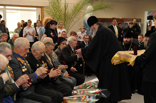 Вручение Церковных медалей ветеранам г. Бердска