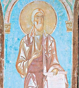 Пророк Михей. Церковь святого Георгия, Старая Ладога, XII в.