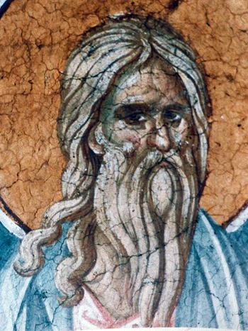 Пророк Михей. Фреска монастыря Грачаница. XIV в.