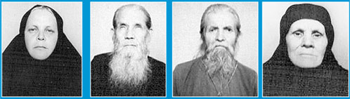 Четверо самарских паломников (на фото слева направо – Наталья Боровка, Григорий Никитин, Виктор Беспалов, Екатерина Лапшина) погибли в Саянских горах от болезней и голода. Еще одна, 18-летняя отшельница, заблудилась и насмерть замерзла в тайге.