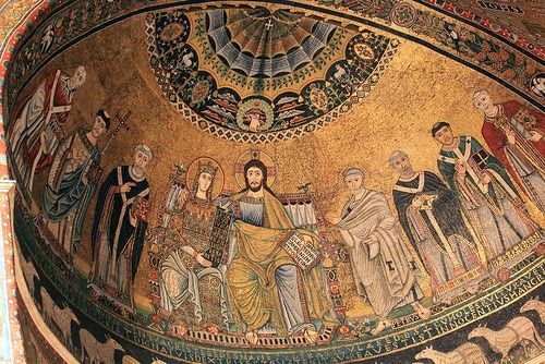 Церковь Санта Мария ин Трастевере в Риме (Basilica Santa Maria in Trastevere)  