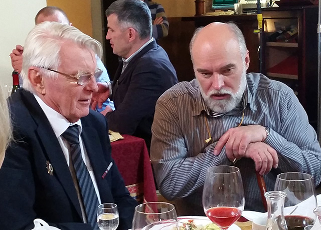 Юрий Назаров и о. Александр Новопашин