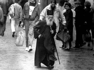 Патриарх Павел на улицах Белграда